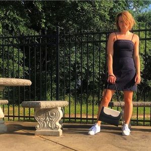 Navy Pinstripe 3 Piece Set